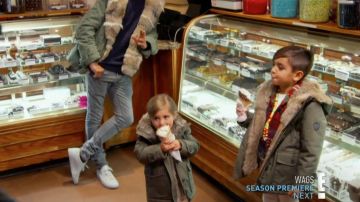 The pair of Common Projects from Scott in The incredible family Kardashian