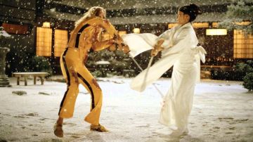 Beatrix Kiddo's (Uma THurman) Onitsuka Tiger Shoes en Kill Bill Volumen 1