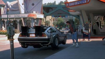 The famous Nike Air Mag of Marty McFly (Michael J. Fox) in Back to the future II