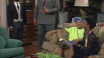 The black shoes Nike Jordan V Bred Will (Will Smith) in The prince of Bel-air S01E01