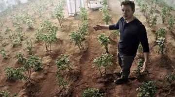 Les chaussures Nike noires de Matt Damon dans The Martian