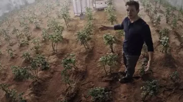 Les chaussures noires de Matt Damon dans The Martian