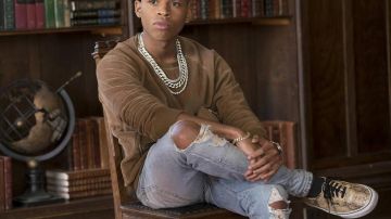 Shoes / sneakers snake skin of Hakeem on Empire