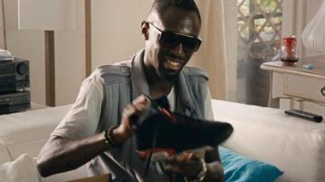 Les chaussures / sneakers Nike noires de Thomas N'Gijol dans Fastlife
