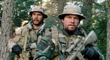 Lone Survivor' duo Luttrell, Wahlberg spread word on veterans