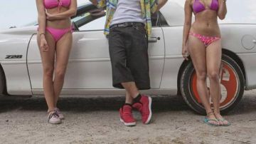 The red shoes James Franco in Spring Breakers