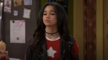 The Laundry Room Stardom Tee worn by Billie (Janice LeAnn Brown) as seen in Wizards Beyond Waverly Place (S02E01)