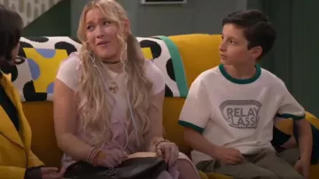 Uniqlo Airism Tee worn by Milo Russo (Max Matenko) as seen in Wizards Beyond Waverly Place (S02E03)