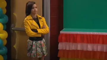 Hottopic Sweet Society Pleatd Skirt worn by Billie (Janice LeAnn Brown) as seen in Wizards Beyond Waverly Place (S02E03)