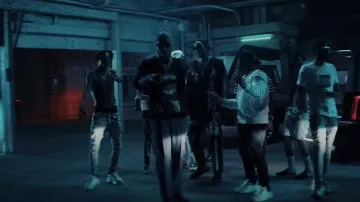 Undercover x Valentino Edgar Allan Poe Sudadera negra con estampado usado por Future en 2 Chainz - Dead Man Walking ft. Future (Video musical oficial)