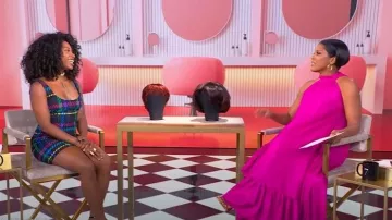 Sergio Hudson Tank Mini Dress usado por como se ve en el desfile de Tamron Hall el 24 de septiembre de 2025