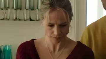 Niamh Algar Playing Nice 2025 Cardigan worn by Maddie Wilson (Niamh Algar) as seen in Playing Nice (S01)