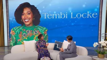 Pantalon Zadig & Voltaire porté par Tamron Hall tel qu’on le voit au salon Tamron Hall le 25 septembre 2025