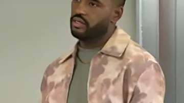 Beyond The Gates 2025 Sean Freeman Beige Floral Jacket worn by (Sean Freeman) in Beyond the Gates