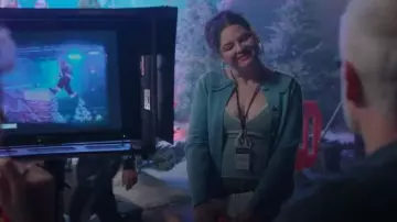 La Maille Sezane Merino Wool Sweater worn by Jessica Salmon (Megan Stalter) as seen in Too Much (S01E09)