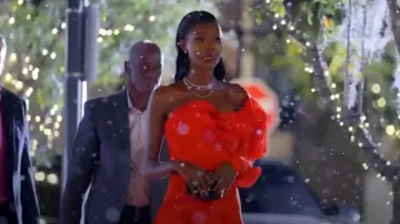 Gaurav Gupta Ruffle One-Shoulder Side-Slit Evening Gown worn by Kiki Barth as seen in The Real Housewives of Miami (S07E17)