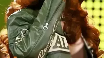 Cardi B Global Citizen Festival 2025 Leather Cropped Jacket