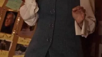 Blue Vest worn by Mabel Mora (Selena Gomez) in Only Murders in the Building