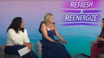 Artizan Joyeria Amelia Layered NEcklace Set Mix worn by Sheinelle Jones as seen in Today with Jenna & Friends on September 26, 2025