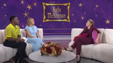 Cos Regular Fit Knitted Polo Shirt worn by Justin Sylvester as seen in Today on September 29, 2025