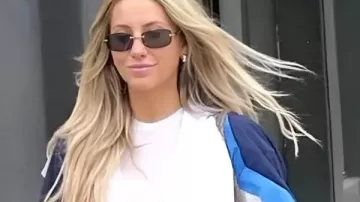 Dancing With The Stars 2025 Alix Earle Cropped Jacket as seen in Dancing with the Stars