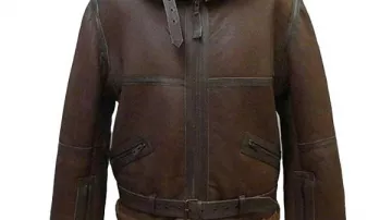 RAF Shearling Flight Bomber Blouson d’aviateur pour homme