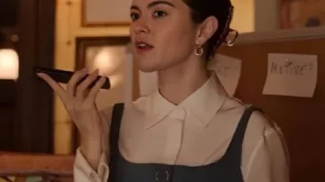 Only Murders In The Building Blue Vest worn by Mabel Mora (Selena Gomez) as seen in Only Murders in the Building (S05E09)