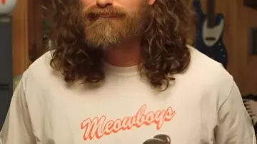 Camiseta Meowboys de Rhett McLaughlin usada por Rhett James McLaughlin en Por qué dejé el cristianismo - Rhett McLaughlin