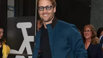 Glen Powell Good Morning America 2025 Chaqueta de Glen Powell en Good Morning America