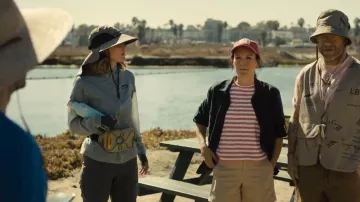 NRS Women’s Boater’s Gloves worn by Sylvia (Rose Byrne) as seen in Platonic (S02E09)