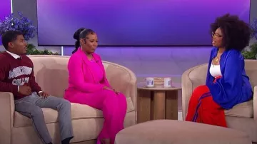 Pantalón de jogging de jersey de algodón Gucci x Adidas usado por Jennifer Hudson como se ve en The Jennifer Hudson Show el 24 de septiembre de 2025