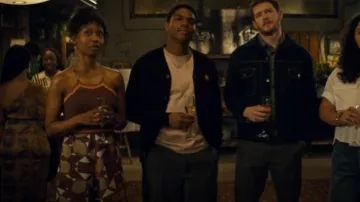 Ba&Sh Amina Dress worn by Dr. Ericka Kinney (Ashleigh LaThrop) as seen in Brilliant Minds (S01E09)