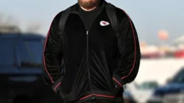 Black Tracksuit worn by Creed Humphrey Kansas City Chiefs