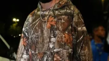 Camo Hoodie worn by Khamzat Chimaev in UFC 319