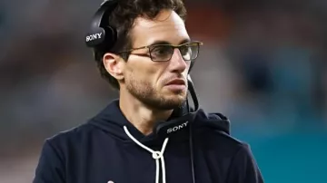 Miami Dolphins Rivalries Collection Mike McDaniel Blue Hoodie in Mike McDaniel's BEST MOMENTS from MIC'D UP versus the Raiders l Miami Dolphins