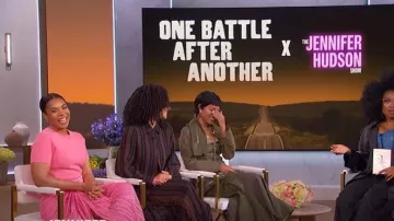 Cult Gaia Milios Knit Top worn by Regina Hall as seen in The Jennifer Hudson Show on  September 30, 2025