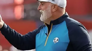 Ryder Cup 2025 Jose Andres Half-Zip Sweatshirt in How to Fan: A St. Andre Treat | 2025 Ryder Cup