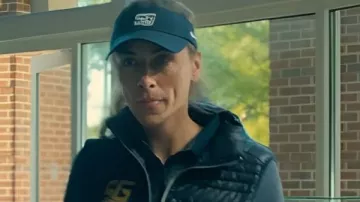 Chad Powers S01 Perry Mattfeld Puffer Vest worn by Ricky (Perry Mattfeld) as seen in Chad Powers (S01E01)