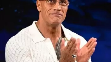 The Tonight Show Starring Jimmy Fallon Dwayne Johnson Camisa blanca