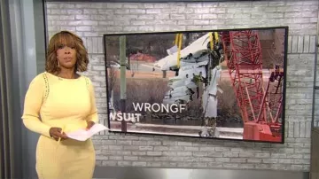 A.L.C. Isa Dress worn by Gayle King as seen in CBS Mornings on September 25, 2025