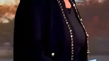 The View 2025 Joy Behar Chain Trim Cardigan