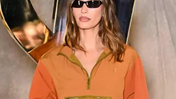 Hailey Bieber Paris Fashion Week 2025 Jacket