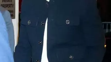 Black Tweed Jacket worn by Jalen Hurts in Jalen Hurts spoke about having his dad on the field after his Super Bowl win