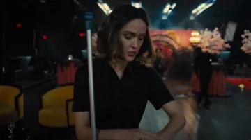 Frame Short Sleeve Buttondown Midi Dress worn by Sylvia (Rose Byrne) as seen in Platonic (S02E10)