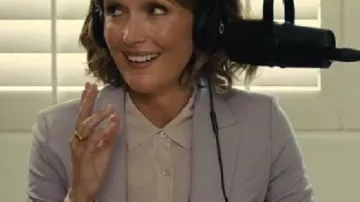 Platonic Purple Suit worn by Sylvia (Rose Byrne) as seen in Platonic (S02E10)