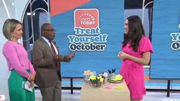 Lisi Lerch Teardrop Dangle Earrings worn by Dylan Dreyer as seen in Today on  October 1, 2025
