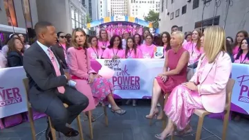 Manolo Blahnik Hangisi 105 Satin Pump usado por Jill Martin como se ve en Today el 1 de octubre de 2025