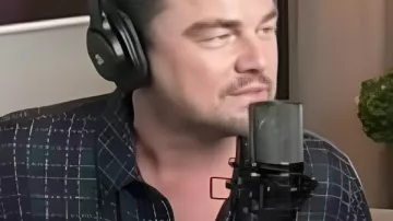 Leonardo DiCaprio Access Hollywood Plaid Shirt as seen in Access Hollywood