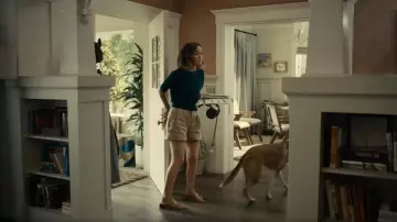 A.P.C. Sandalias de tacón Tan Aly usadas por Sylvia (Rose Byrne) como se ve en Platónico (S02E10)