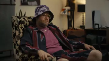 Needles Kimono Jacquard Camisa de vacaciones usada por Will (Seth Rogen) como se ve en Platonic (S02E10)